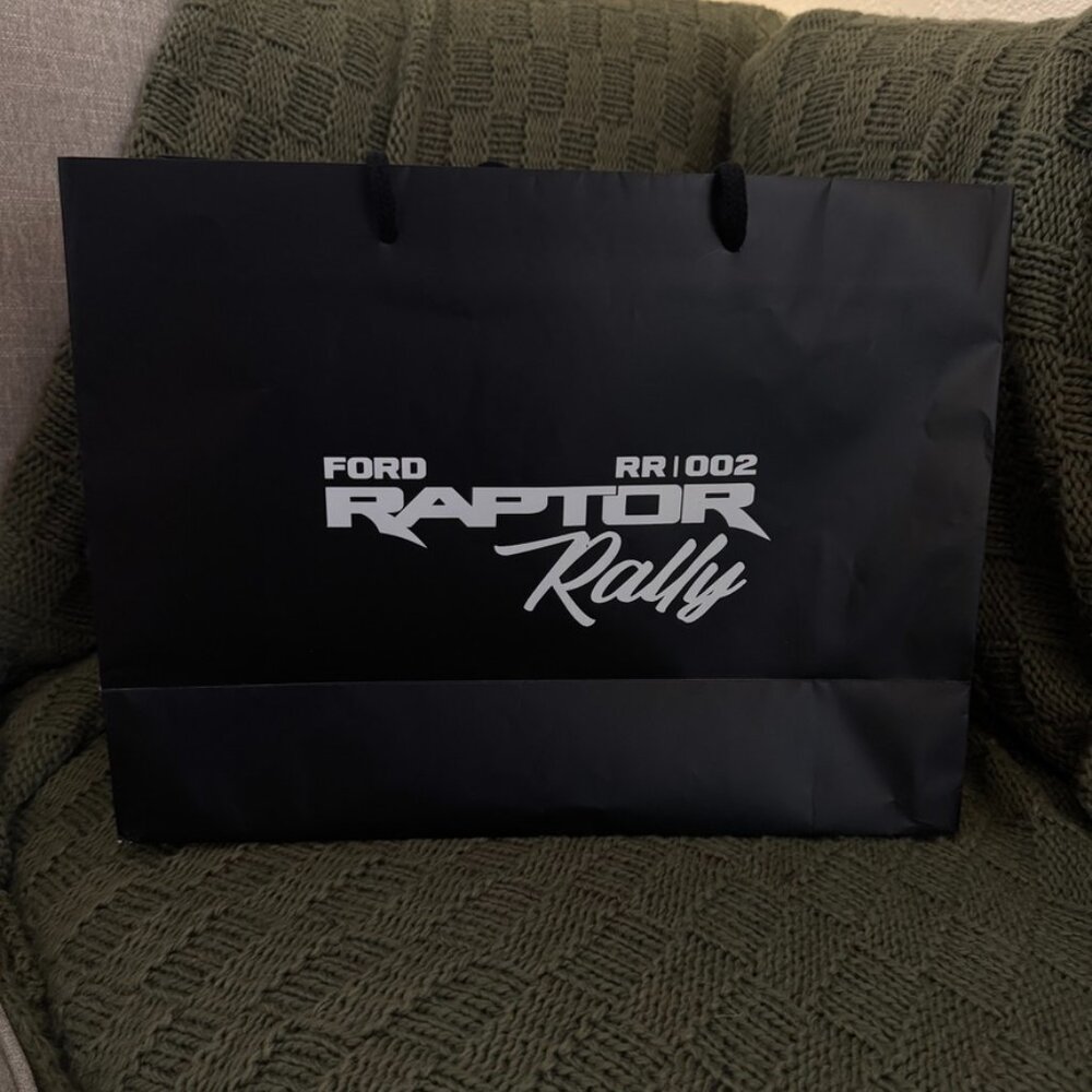 Ford Raptor Rally Branded Paper Shopping Bag | Medium/Large